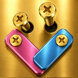 Biểu tượng Screw & Bolt: Wood Puzzle